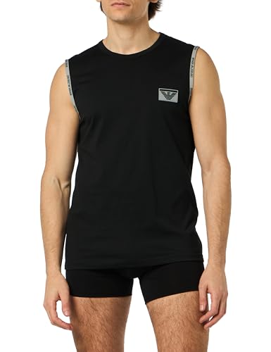 Emporio Armani Piping Logoband T-Shirt von EMPORIO ARMANI