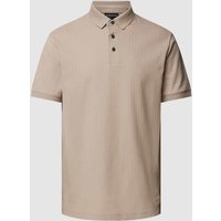 Emporio Armani Poloshirt mit Label-Stitching in Beige, Größe M von Emporio Armani