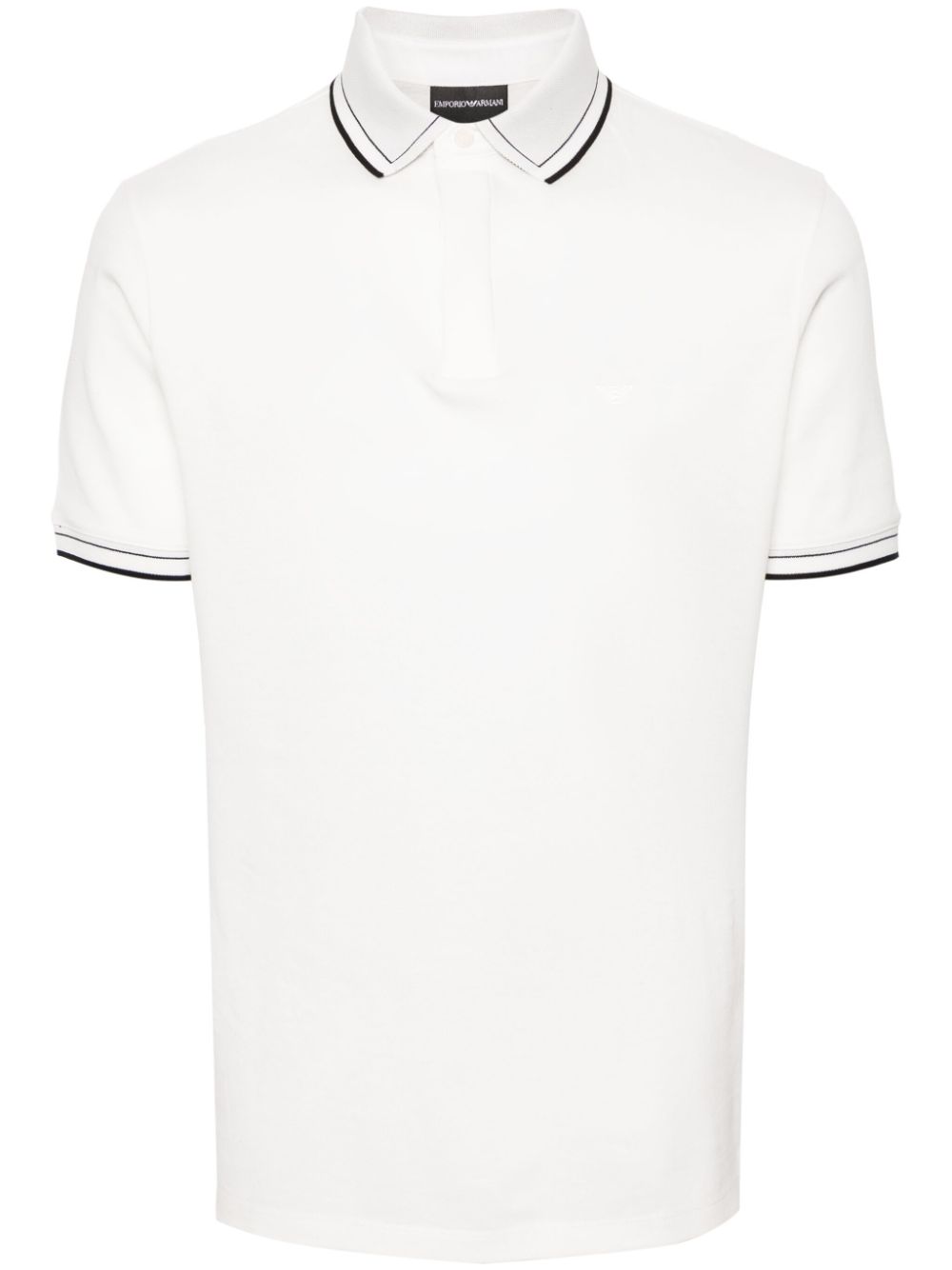 Emporio Armani Poloshirt mit Logo-Stickerei - Nude von Emporio Armani