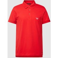 Emporio Armani Poloshirt mit Logo-Stitching Modell 'BROIDERY' in Rot, Größe M von Emporio Armani