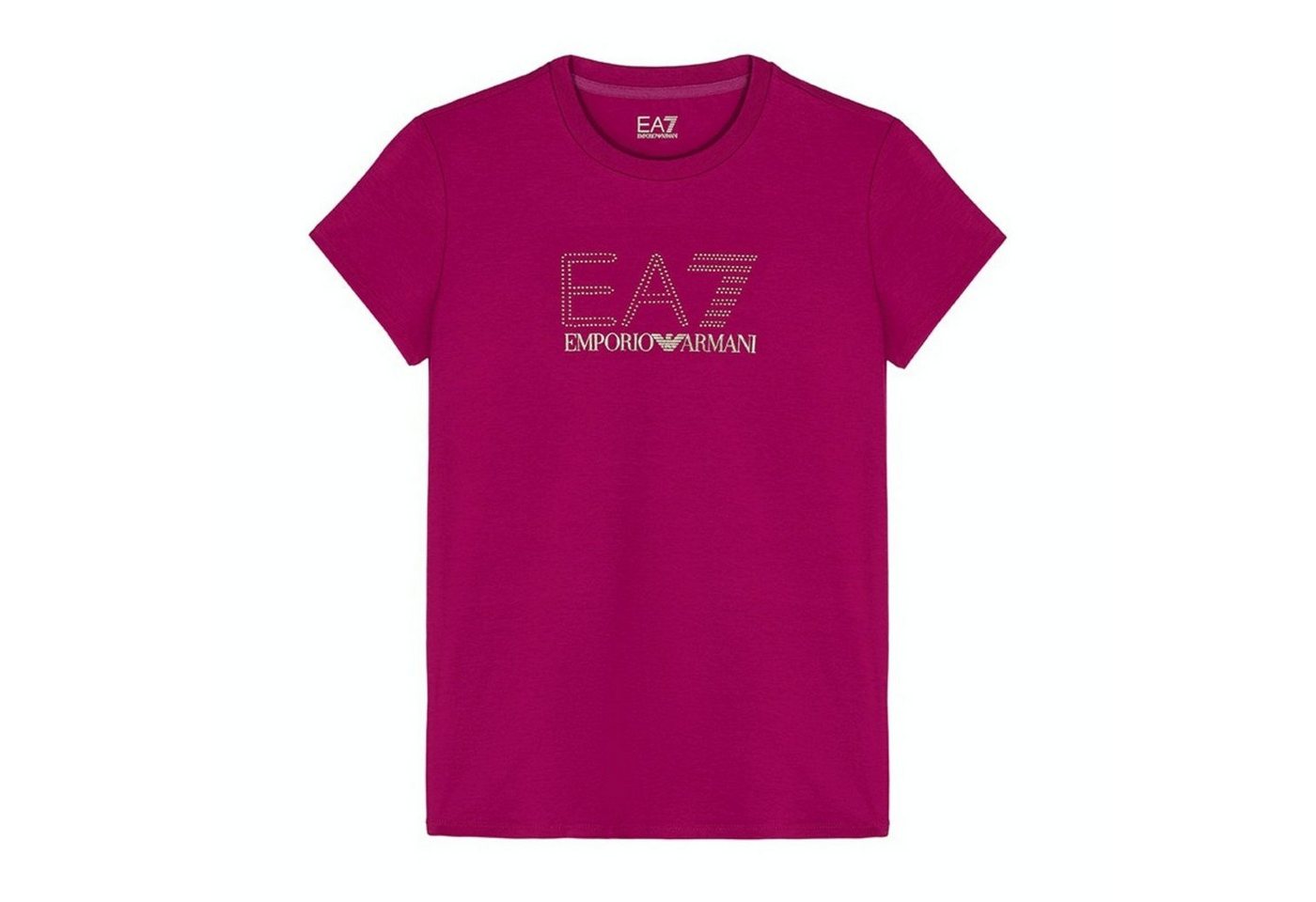 Emporio Armani Print-Shirt EA7 Emporio Armani Kids T-Shirt pink Adler Nieten von Emporio Armani