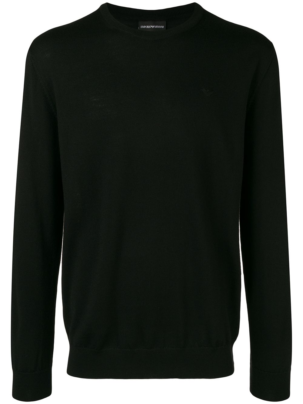 Emporio Armani Pullover mit Rundhalsausschnitt - Schwarz von Emporio Armani