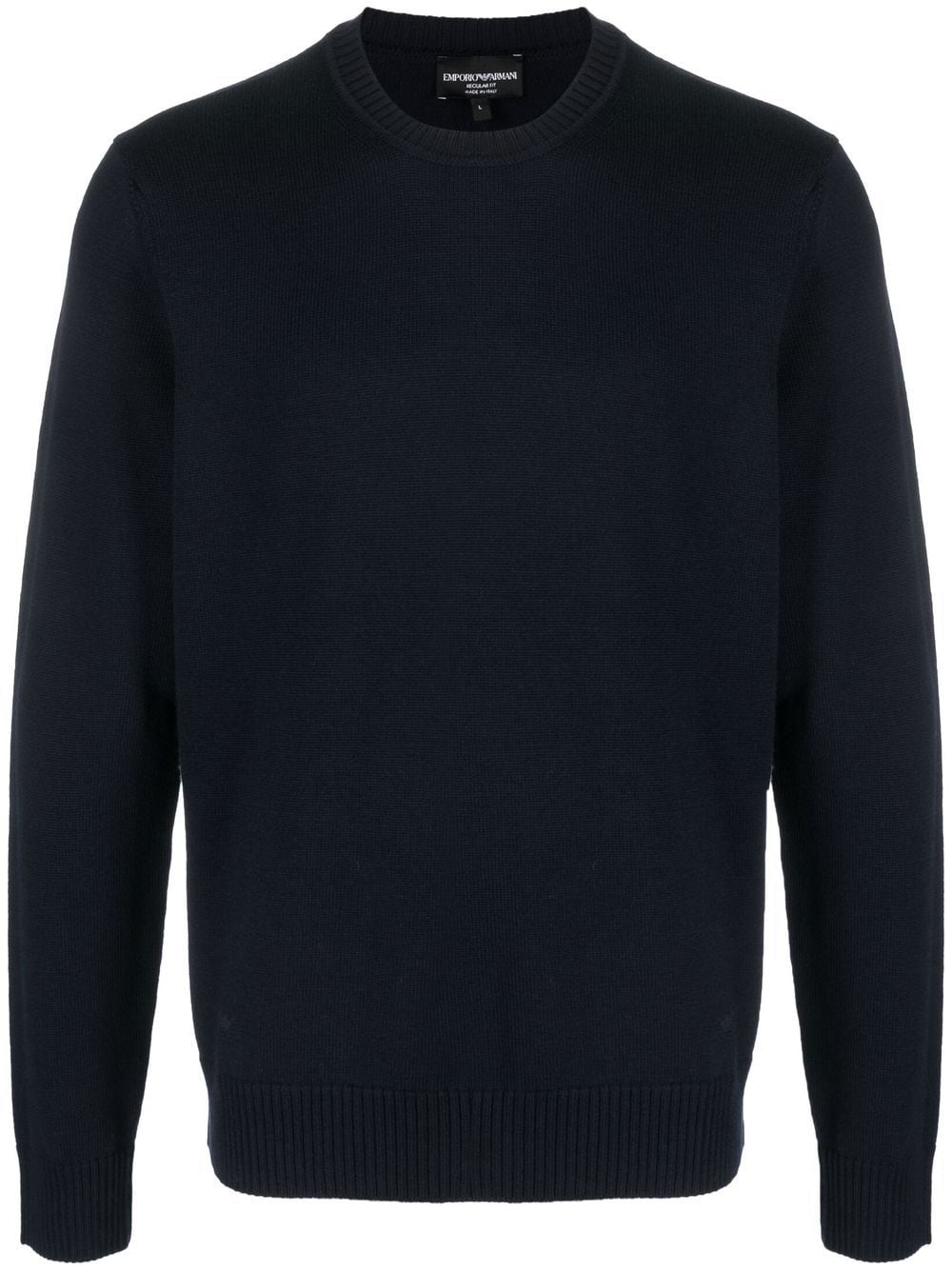 Emporio Armani Pullover mit rundem Ausschnitt - Blau von Emporio Armani