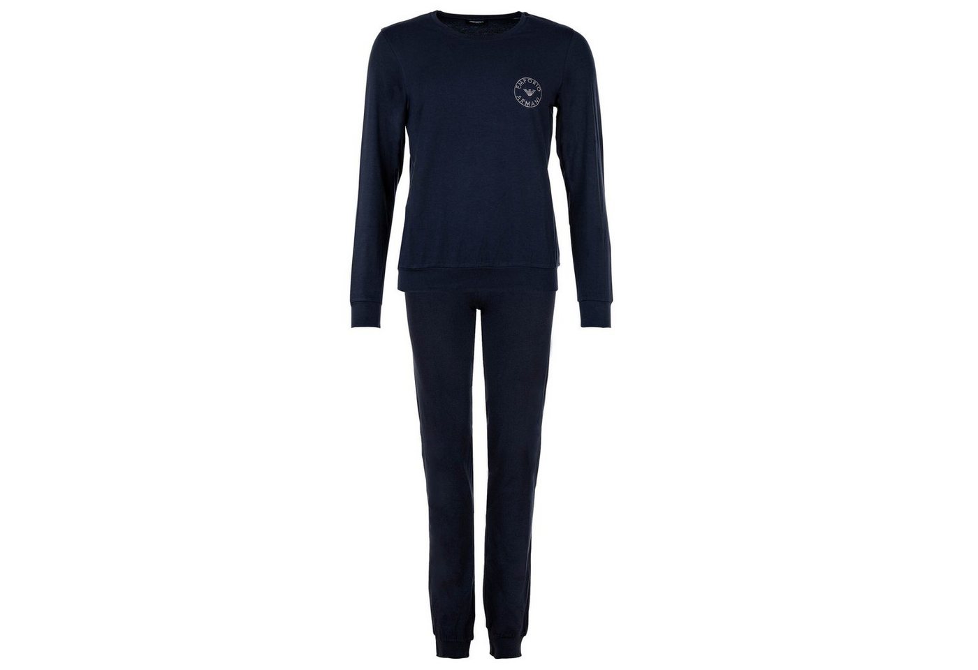 Emporio Armani Pyjama Damen Schlafanzug Set 2-tlg. - ESSENTIAL STUDS von Emporio Armani