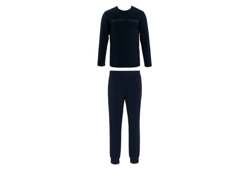 Emporio Armani Schlafanzug Pyjama (2 tlg) mit Markenschriftzug auf dem Oberteil von Emporio Armani