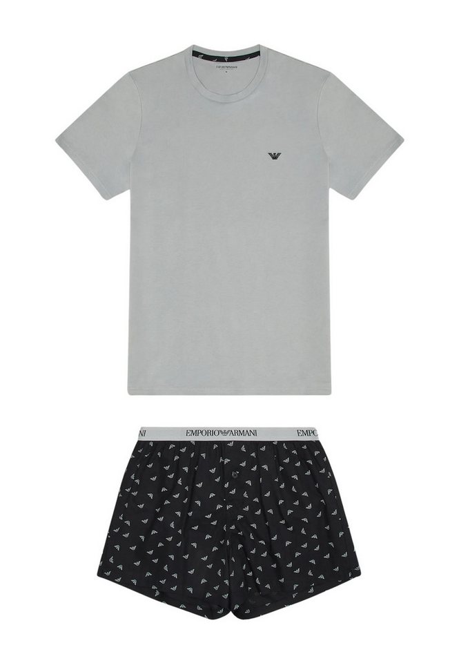 Emporio Armani Pyjama Schlafanzug Pyjama-Set 2-teilig (2 tlg) von Emporio Armani