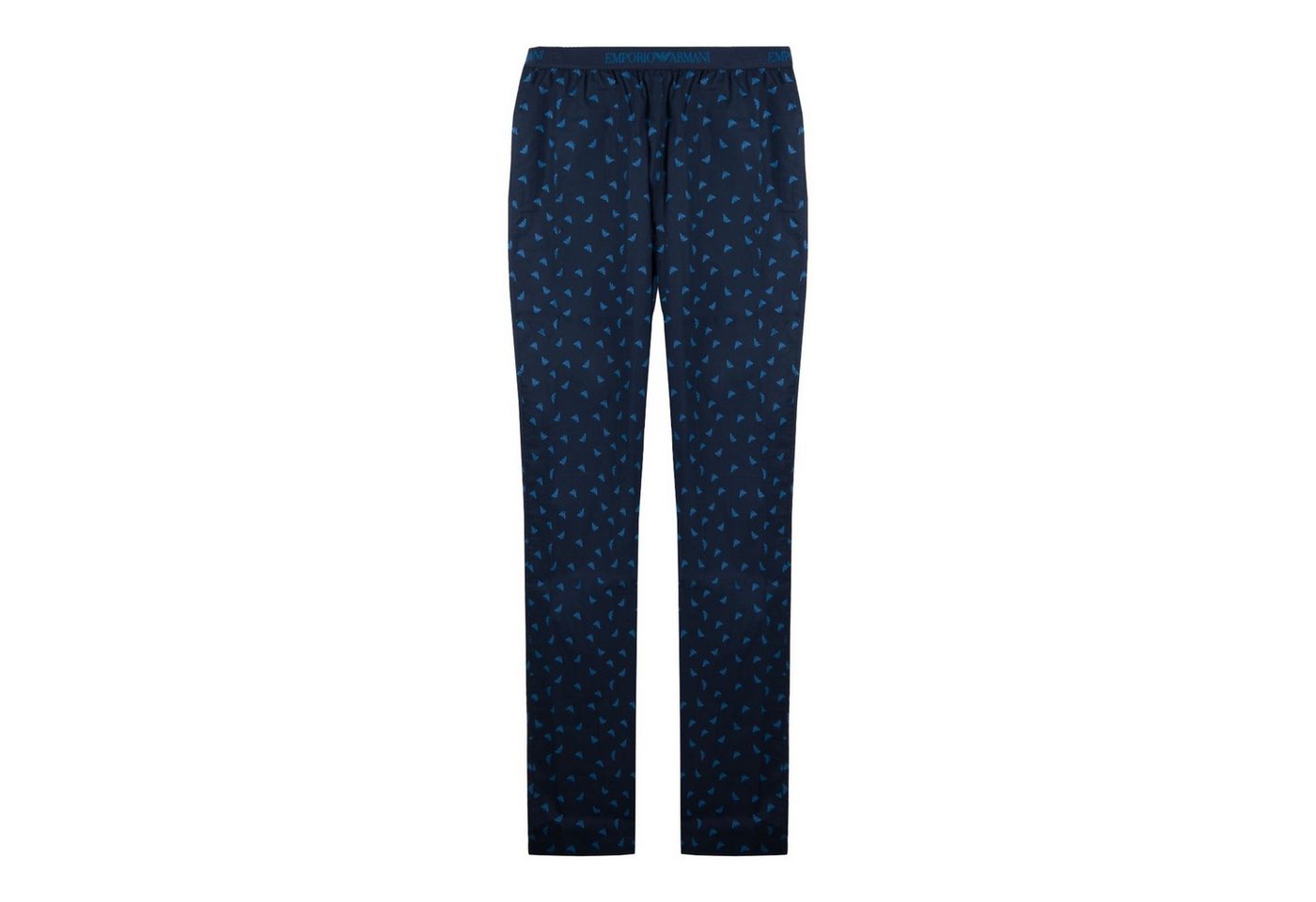 Emporio Armani Pyjamahose Homewear Trousers mit umlaufenden Markenschriftzug auf dem Bund von Emporio Armani