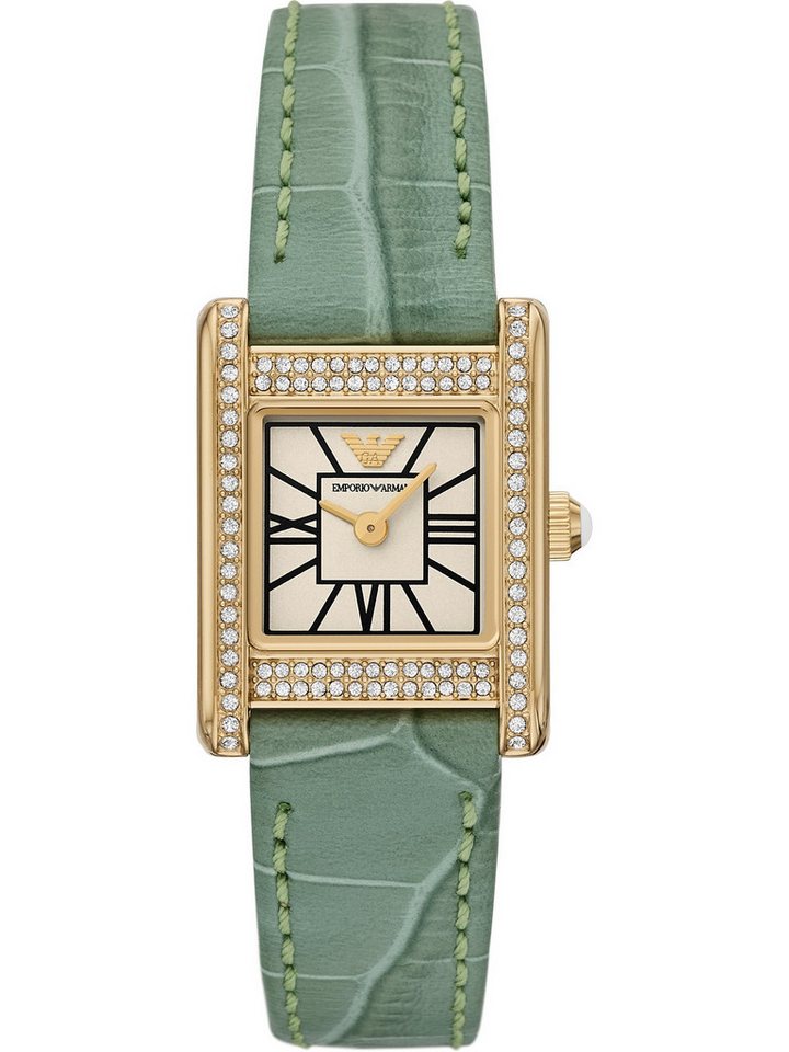 Emporio Armani Quarzuhr Emporio Armani Damen-Uhren Analog Quarz, Klassikuhr von Emporio Armani