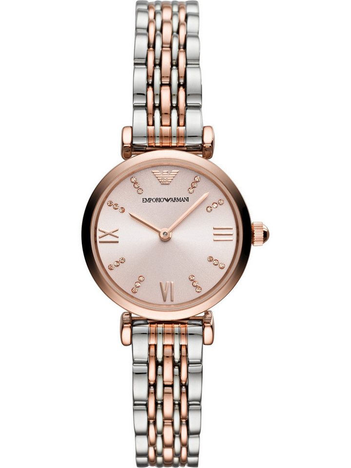 Emporio Armani Quarzuhr Emporio Armani Damen-Uhren Analog Quarz von Emporio Armani