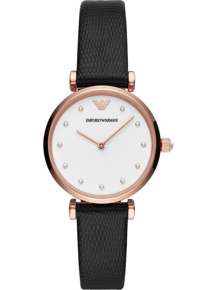 Emporio Armani Quarzuhr Emporio Armani Damen-Uhren Analog Quarz von Emporio Armani