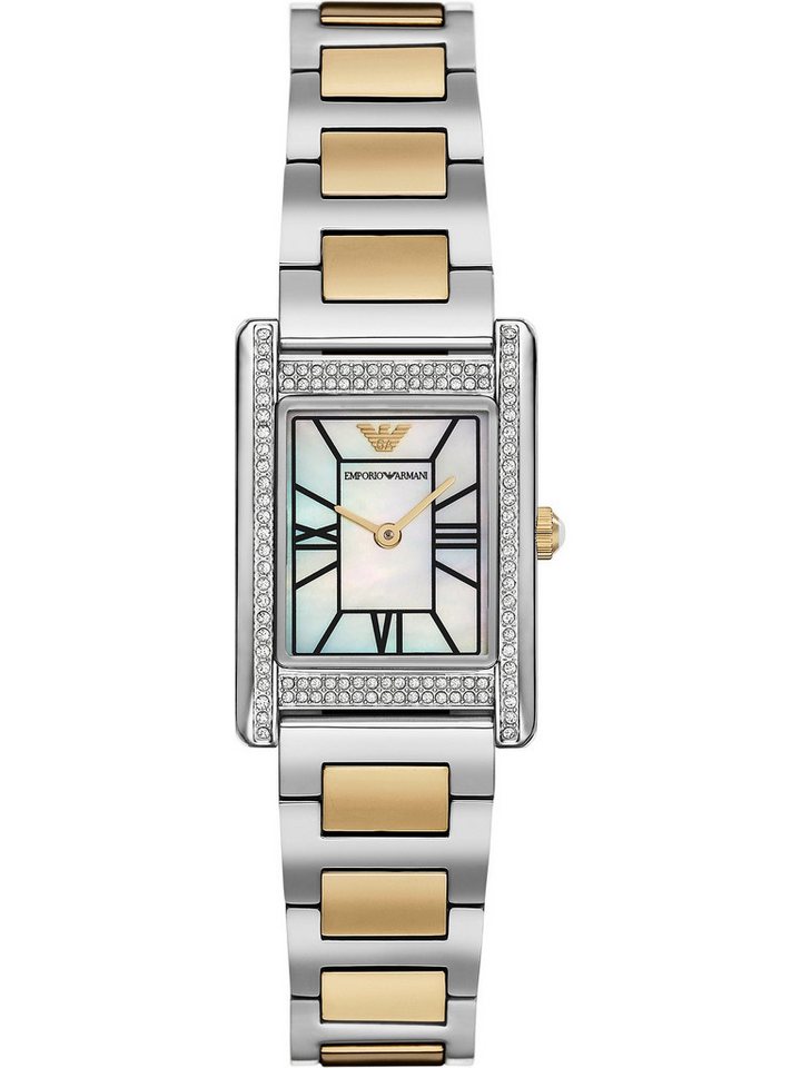 Emporio Armani Quarzuhr Emporio Armani Damen-Uhren Analog Quarz von Emporio Armani