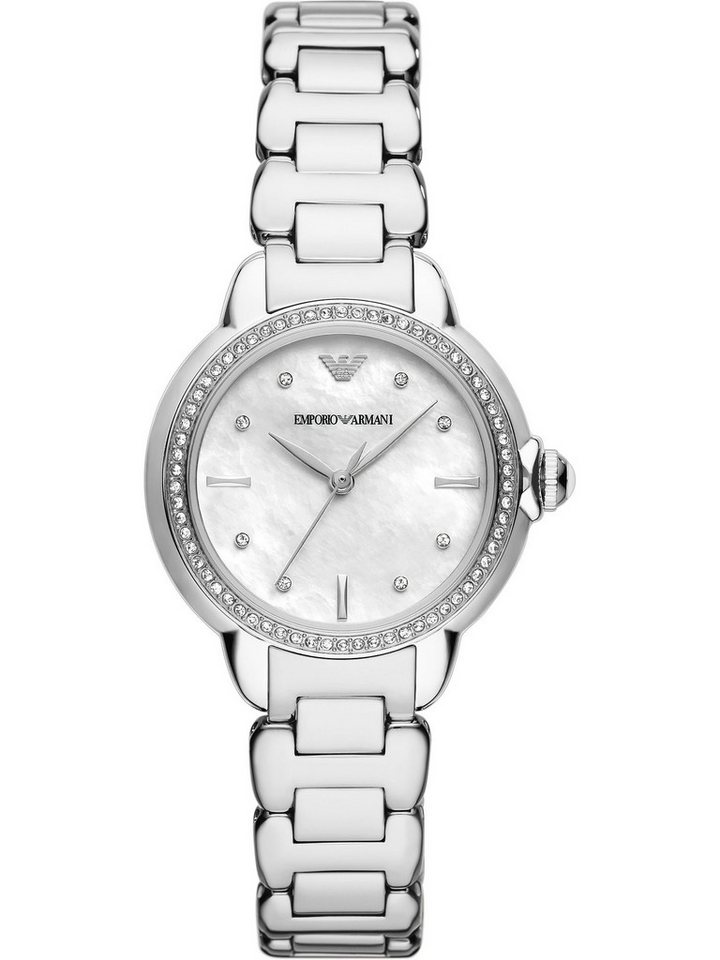 Emporio Armani Quarzuhr Emporio Armani Damen-Uhren Analog Quarz von Emporio Armani
