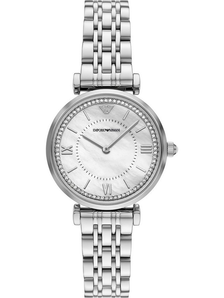 Emporio Armani Quarzuhr Emporio Armani Damen-Uhren Analog Quarz von Emporio Armani