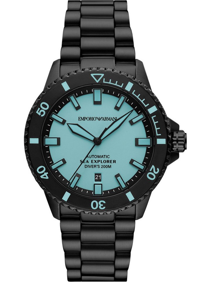 Emporio Armani Quarzuhr Emporio Armani Herren-Uhren Analog Automatik, Klassikuhr von Emporio Armani