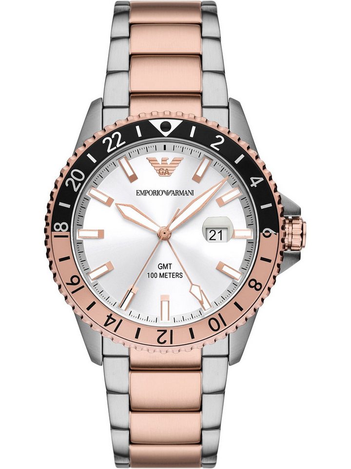 Emporio Armani Quarzuhr Emporio Armani Herren-Uhren Analog Quarz von Emporio Armani