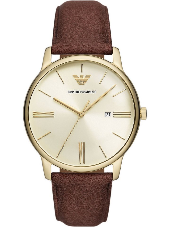 Emporio Armani Quarzuhr Emporio Armani Herren-Uhren Analog Quarz von Emporio Armani