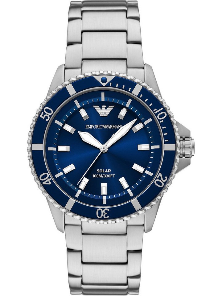 Emporio Armani Quarzuhr Emporio Armani Herren-Uhren Analog Solar von Emporio Armani
