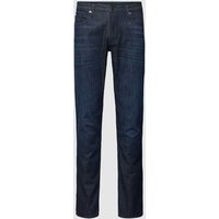 Emporio Armani Regular Fit Jeans im 5-Pocket-Design in Dunkelblau, Größe 33/32 von Emporio Armani