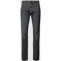 Emporio Armani Regular Fit Jeans mit Label-Applikation in Anthrazit, Größe 30/32 von Emporio Armani