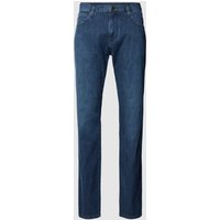 Emporio Armani Regular Fit Jeans mit Label-Applikation in Blau, Größe 30/32 von Emporio Armani