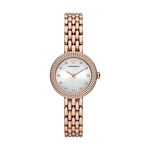 Emporio Armani - Rosa Collection, Roségold, Edelstahluhr für Damen AR11508 von Emporio Armani