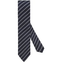 Emporio Armani Schmale Seidenkrawatte mit diagonalen Streifen in 0 von Emporio Armani