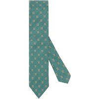 Emporio Armani Schmale Seidenkrawatte mit geometrischem Muster in 0 von Emporio Armani