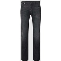 Emporio Armani Slim Fit Jeans mit Gesäßtaschen in Dunkelgrau, Größe 38/32 von Emporio Armani