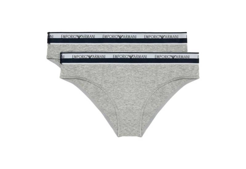 Emporio Armani Slip Brief Stretch Cotton (2-St., enthält 2 gleichfarbige Slips) mit umlaufendem Markenschriftzug von Emporio Armani