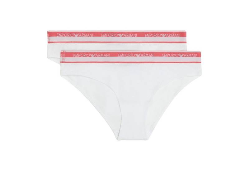 Emporio Armani Slip Brief Stretch Cotton (2-St., enthält 2 gleichfarbige Slips) mit umlaufendem Markenschriftzug von Emporio Armani