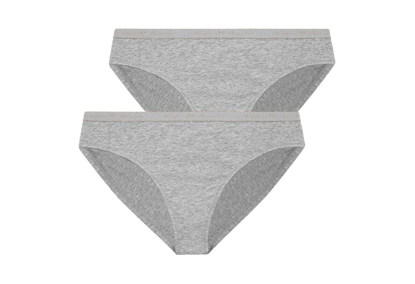 Emporio Armani Slip Brief Stretch Cotton (2er Set) mit glitzernden Markenschriftzug von Emporio Armani