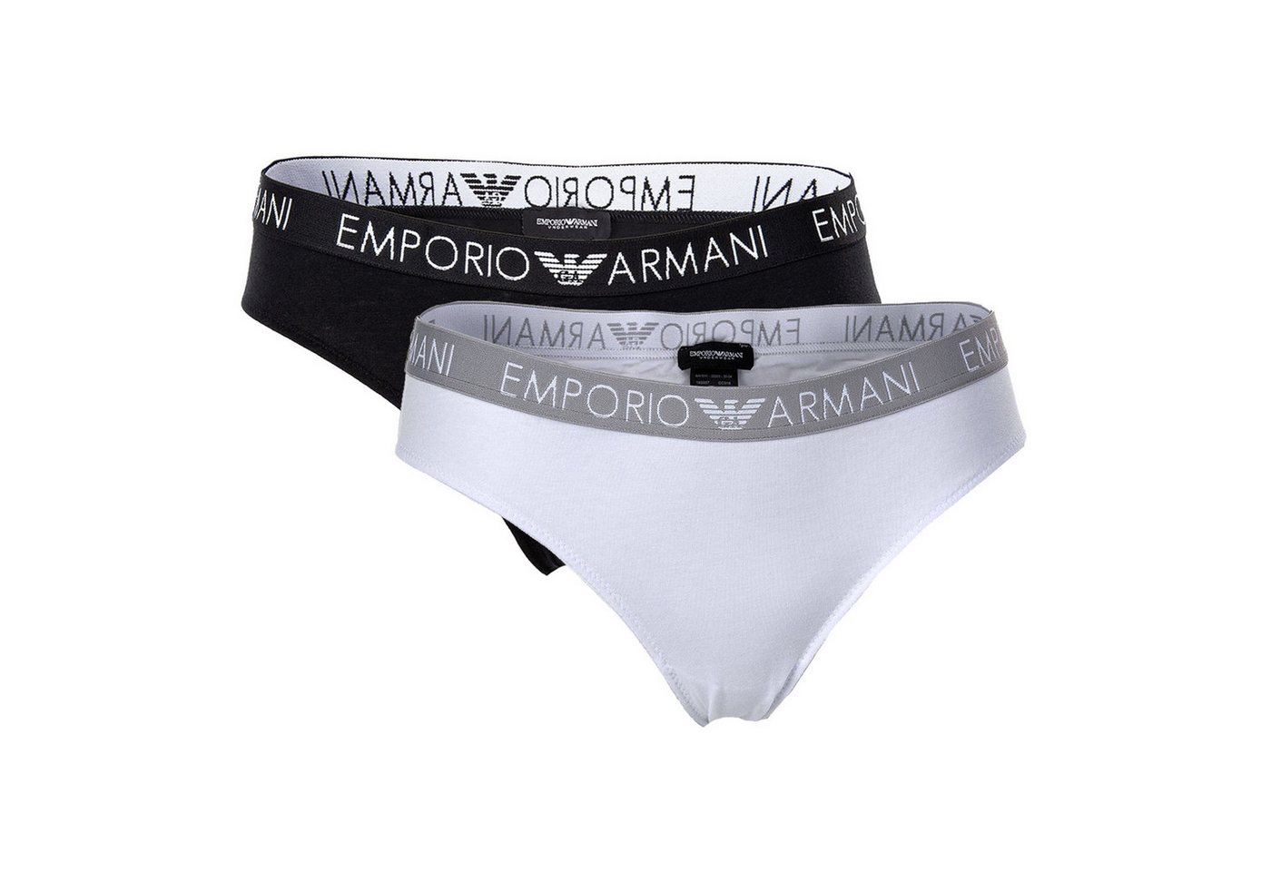 Emporio Armani Slip Damen Slip 2er Pack Baumwolle (Packung, 2er Pack) Emporio Armani Slip Damen Slip 2er Pack Baumwolle (Packung, 2er Pack) von Emporio Armani