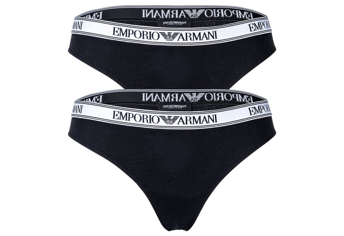Emporio Armani Slip Damen Slip 2er Pack Baumwolle (Packung, 2er Pack) von Emporio Armani