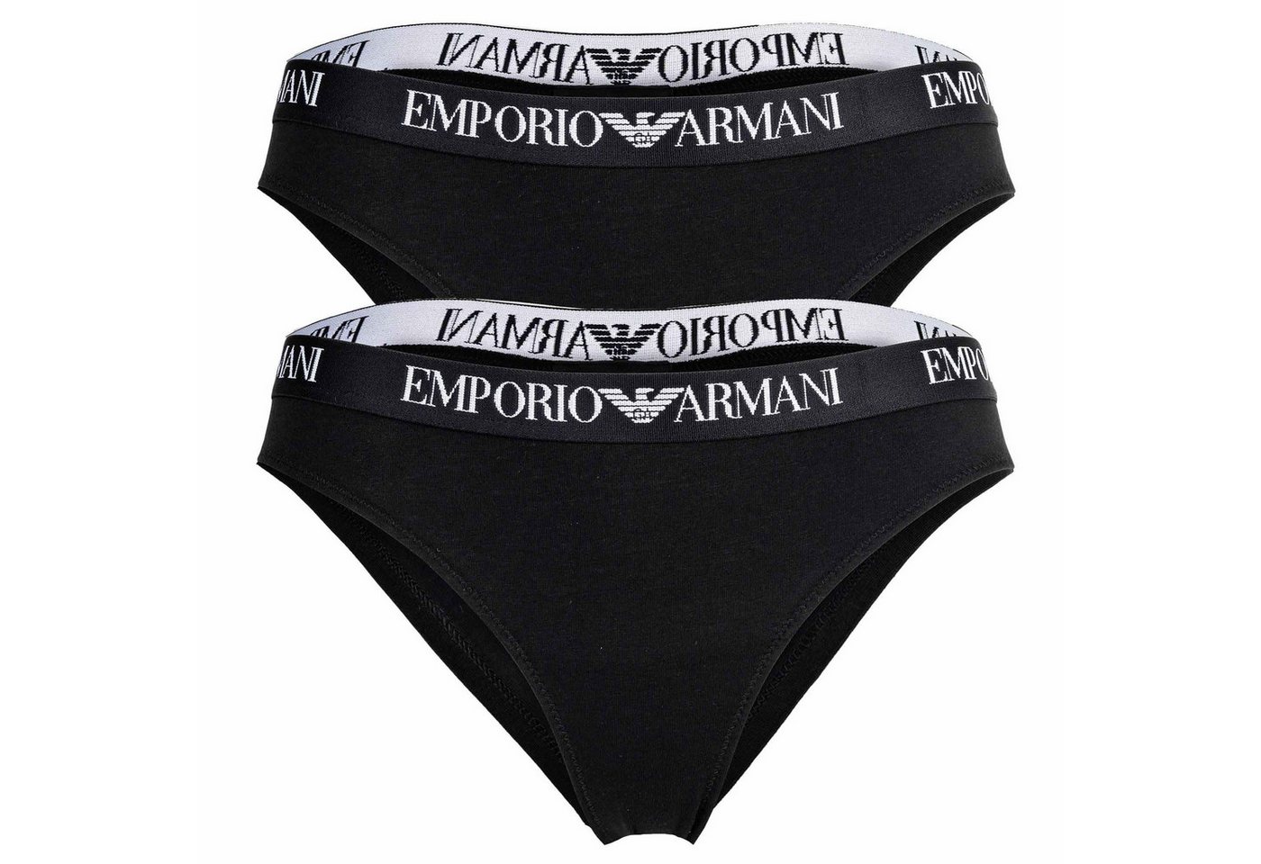 Emporio Armani Slip Damen Slip 2er Pack Baumwolle ESSENTIAL COTTON (Packung, 2er Pack) von Emporio Armani