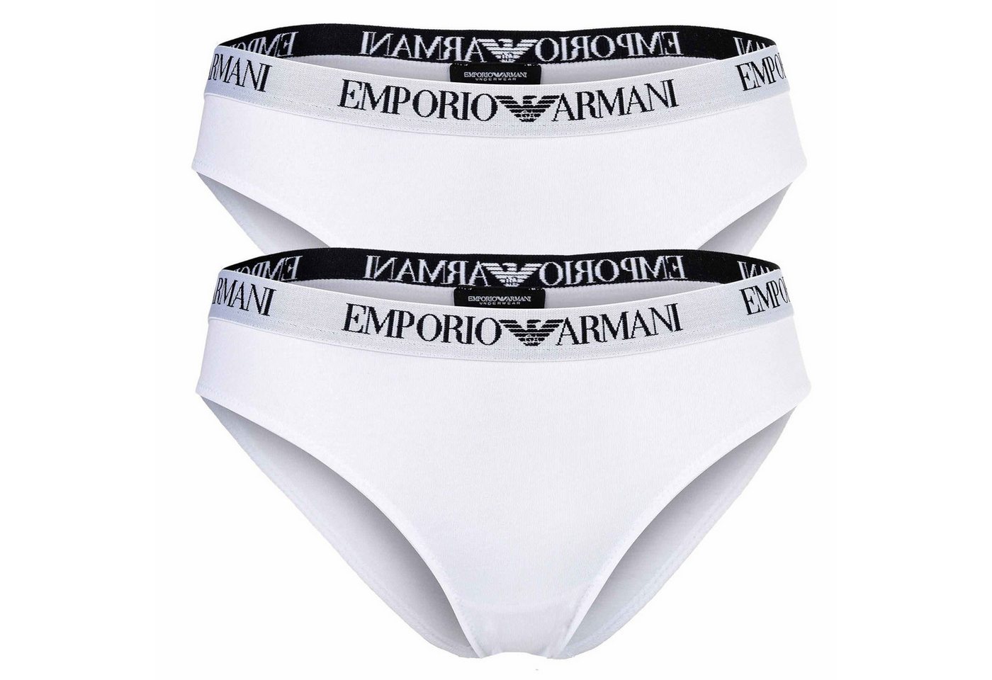 Emporio Armani Slip Damen Slip 2er Pack Baumwolle ESSENTIAL COTTON (Packung, 2er Pack) von Emporio Armani