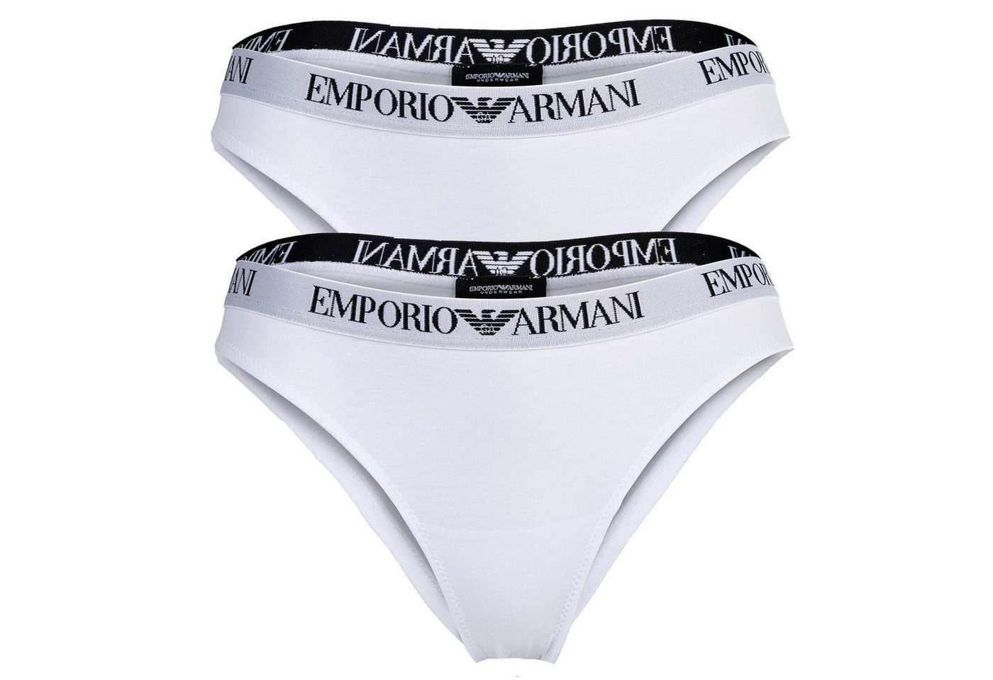 Emporio Armani Slip Damen Slip 2er Pack Baumwolle ESSENTIAL COTTON (Packung, 2er Pack) von Emporio Armani