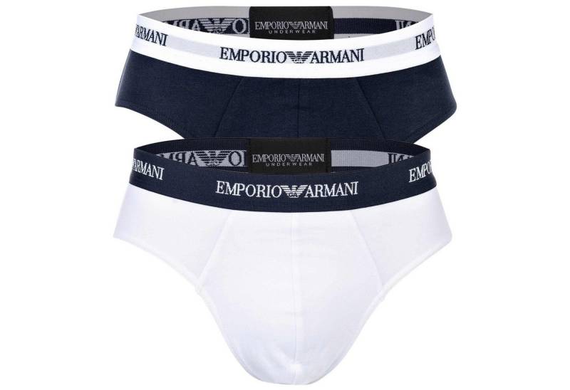 Emporio Armani Slip Herren Slip 2er Pack Baumwolle (Packung, 2er Pack) von Emporio Armani