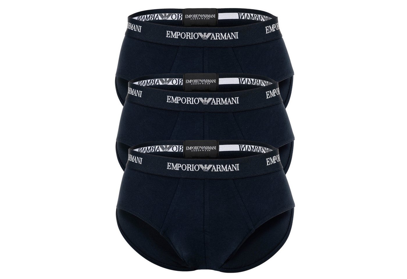 Emporio Armani Slip Herren Slip 3er Pack Baumwolle Core Logoband (Packung, 3er Pack) von Emporio Armani