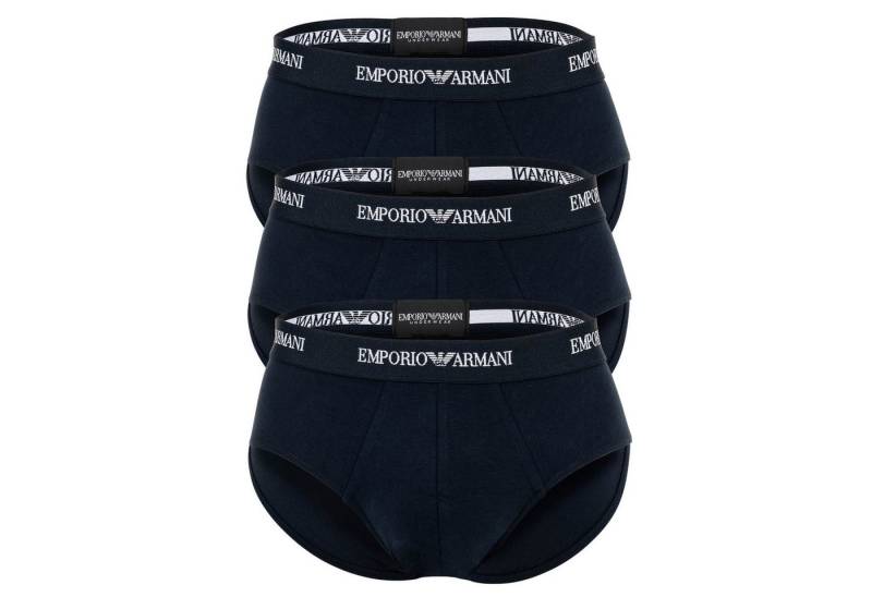 Emporio Armani Slip Herren Slip 3er Pack Baumwolle Core Logoband (Packung, 3er Pack) von Emporio Armani