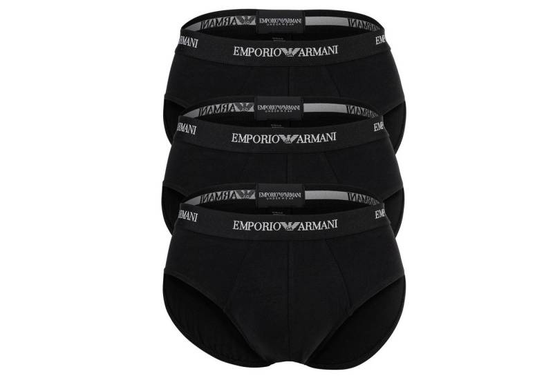 Emporio Armani Slip Herren Slip 3er Pack Baumwolle Core Logoband (Packung, 3er Pack) von Emporio Armani