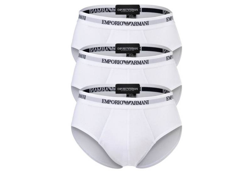Emporio Armani Slip Herren Slip 3er Pack Baumwolle Core Logoband (Packung, 3er Pack) von Emporio Armani