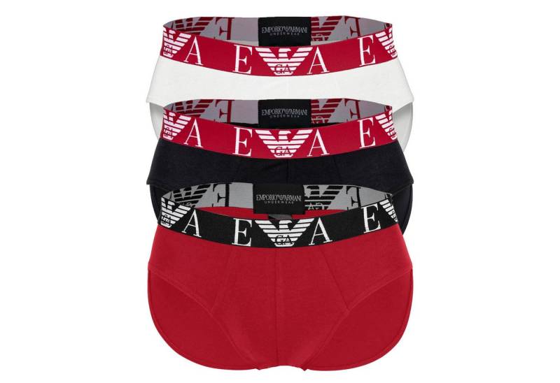 Emporio Armani Slip Herren Slip 3er Pack Baumwolle Bold Monogram (Packung, 3er Pack) von Emporio Armani