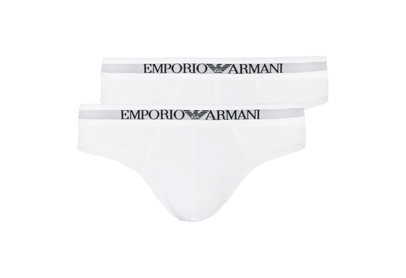 Emporio Armani Slip Pure Cotton Brief (2-St) ohne störende Gesäßnaht von Emporio Armani
