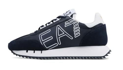 Emporio Armani Sneaker EA7 Training Tessuto/Pelle blu Unisex US22EA09 X8X101 43 1/3 von Emporio Armani