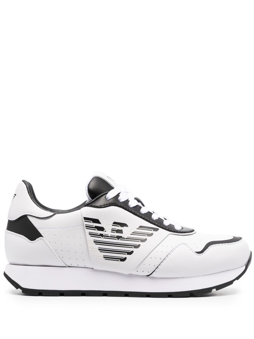Emporio Armani Sneakers mit Logo-Print - Weiß von Emporio Armani