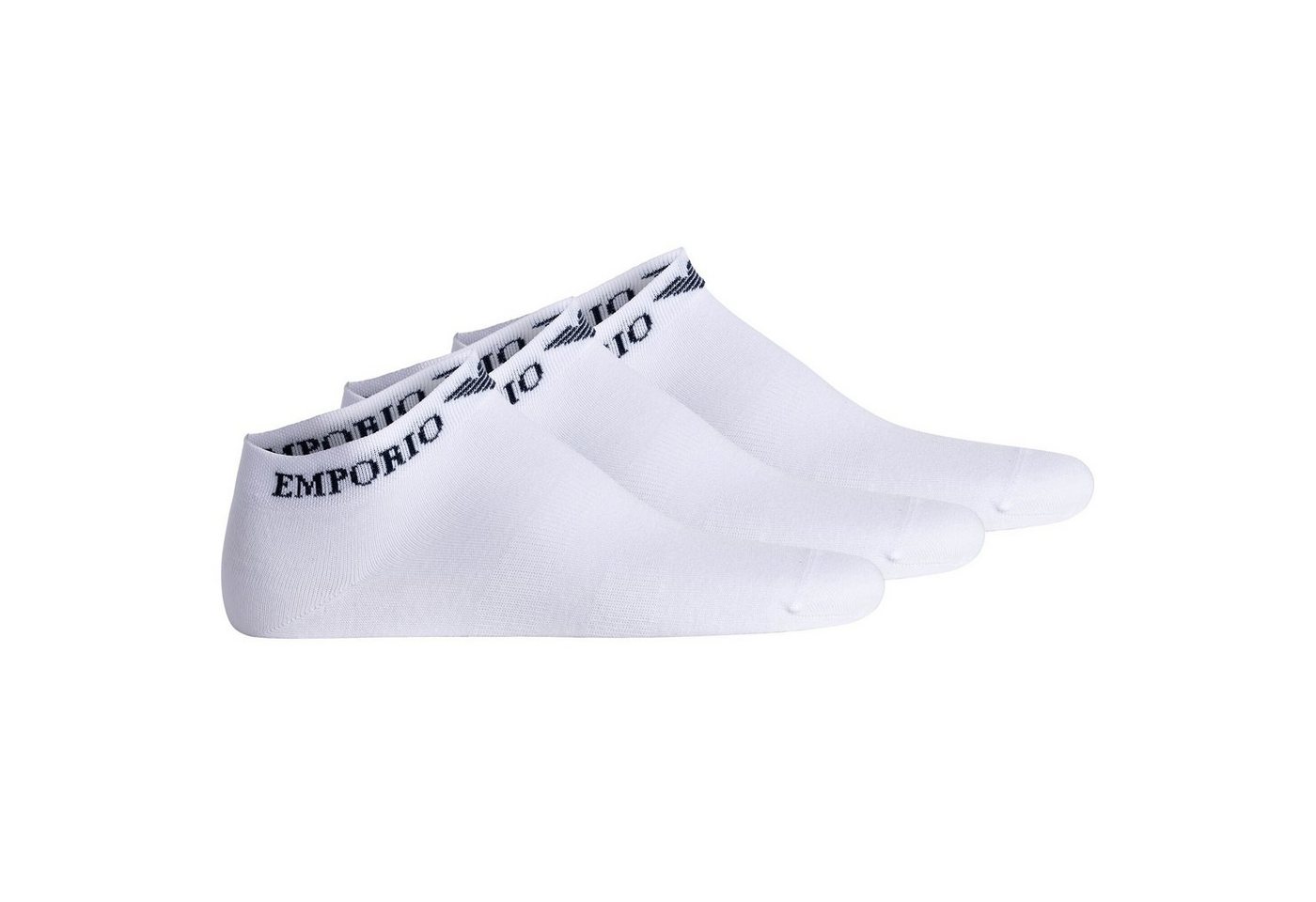 Emporio Armani Sneakersocken Herren Sneakersocken, 3er Pack - CASUAL COTTON von Emporio Armani