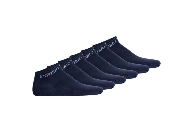 Emporio Armani Sneakersocken Herren Sneakersocken, 6er Pack - CASUAL COTTON von Emporio Armani