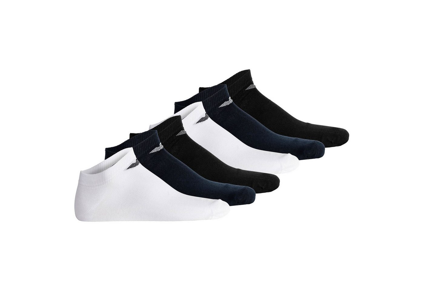 Emporio Armani Sneakersocken Herren Socken 6er Pack Baumwolle CASUAL COTTON 6P (Packung, 6er Pack) von Emporio Armani