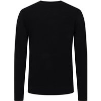 Emporio Armani Strukturierter Pullover aus einem Schurwollmix mit O-Neck in L von Emporio Armani