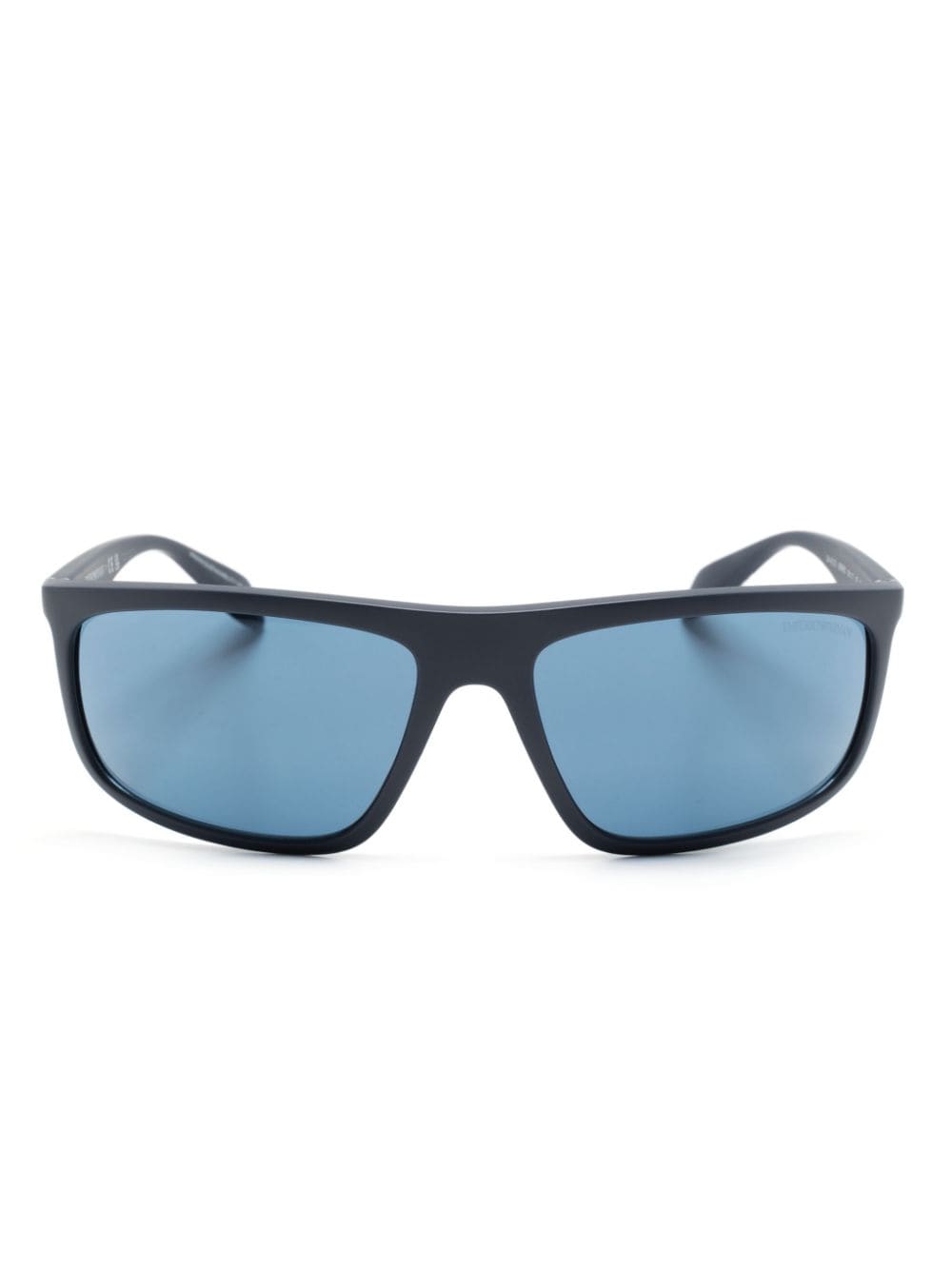 Emporio Armani Sonnenbrille mit eckigem Gestell - Blau von Emporio Armani